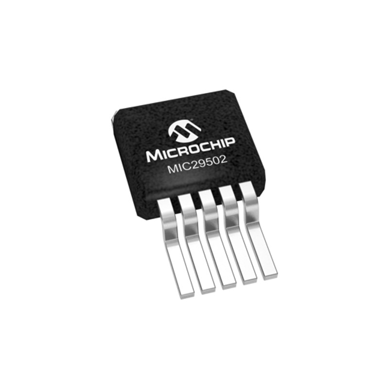 25 pcs - Microchip MIC29502WU, 1 Low Dropout Voltage, Voltage Regulator 5A, 1.25 - 26 V 5-Pin, D2PAK (TO-263)
