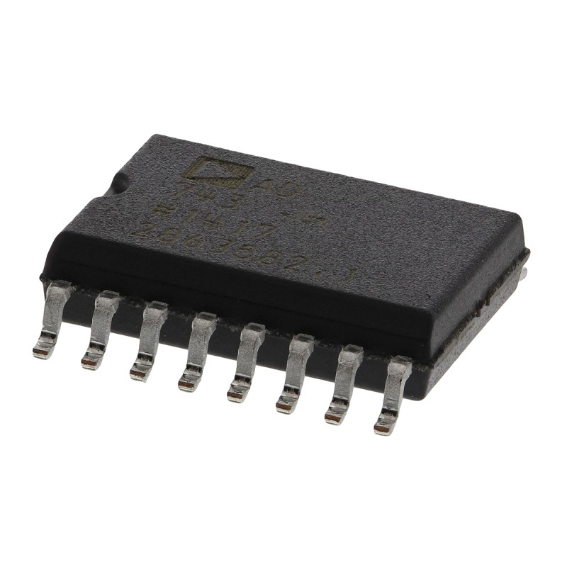 9 pcs - AD743JRZ-16 Analog Devices, Op Amp, 4.5MHz, 16-Pin SOIC W