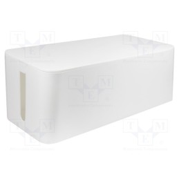 1 pcs x LOGILINK - KAB0063 - Cable box, white, W: 157mm, L: 407mm, H: 133.5mm