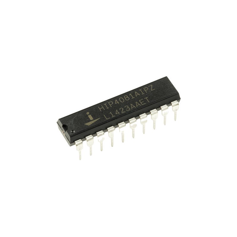2 pcs - Renesas Electronics HIP4080AIPZ, MOSFET 4, 2.5 A, 15V 20-Pin, PDIP