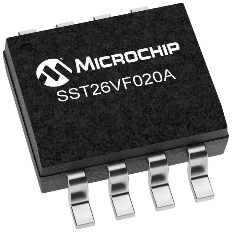 20 pcs - Microchip 2Mbit SPI, SQI Flash Memory 8-Pin SOIC, SST26VF020A-104I/SN