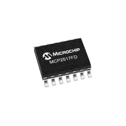 5 pcs - Microchip MCP2517FD-H/SL, CAN Controller 8Mbps, 14-Pin SOIC