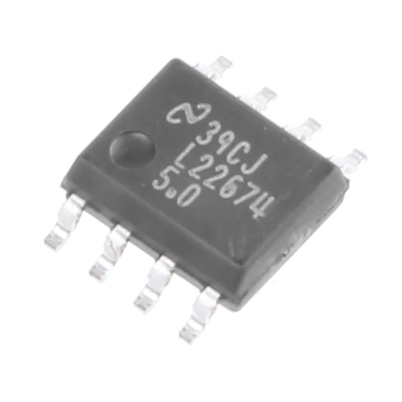 5 pcs - Texas Instruments LM22674MR-5.0/NOPB, 1-Channel, Step Down DC-DC Converter 8-Pin, PSOP