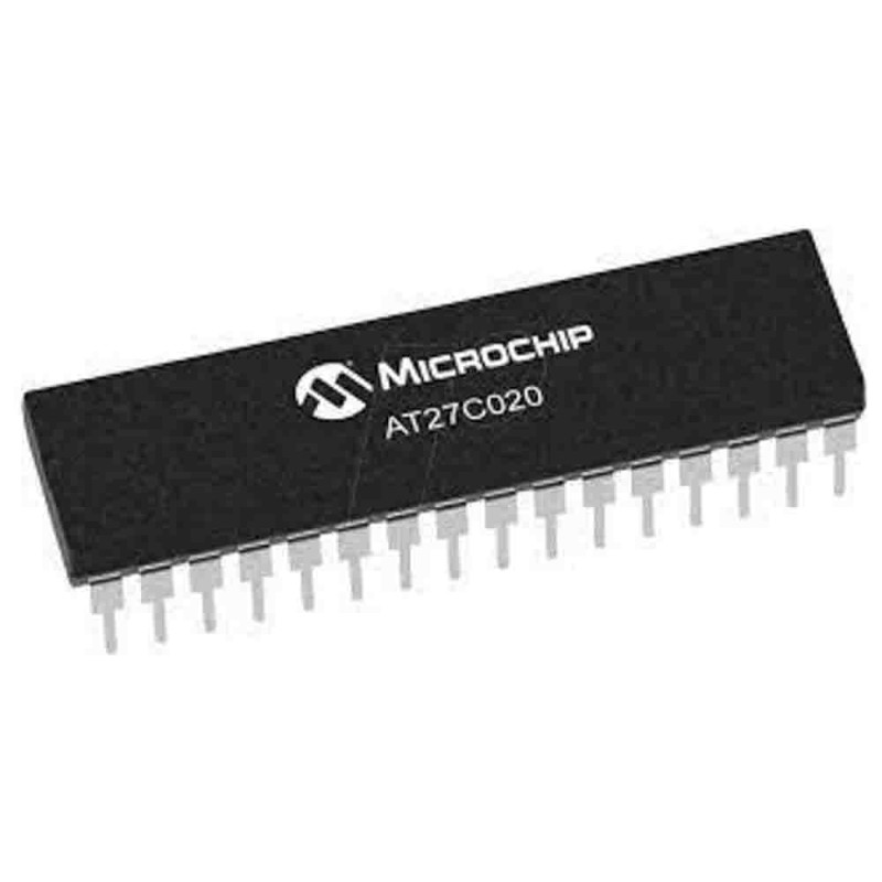 2 pcs - Microchip 2000kbit OTP EPROM Memory 32-Pin PDIP, AT27C020-90PU