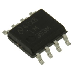 5 pcs - LM393M/NOPB Texas Instruments, Dual Comparator, Open Collector O/P, 1.3μs 3 - 28 V 8-Pin SOIC