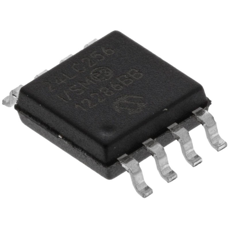 25 pcs - Microchip 24LC256-I/SM, 256kbit Serial EEPROM Memory, 900ns 8-Pin SOIJ Serial-I2C