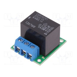 1 pcs x POLOLU - SPDT RELAY CARRIER WITH 5VDC RELAY (ASSE - Module: relay, Ch: 1, 5VDC, max.250VAC, 10A, Uswitch: max.125VDC