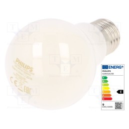 1 pcs x PHILIPS - 8718696705612 - LED lamp, neutral white, E27, 230VAC, 1055lm, P: 8.5W, 4000K