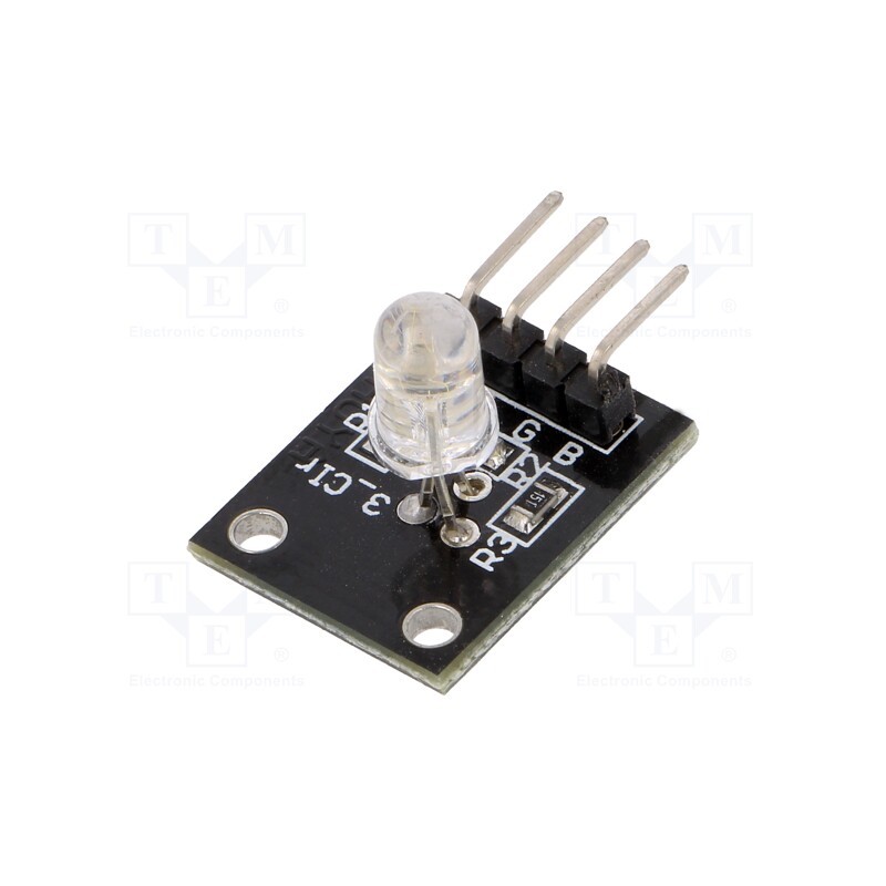 1 pcs x OKYSTAR - OKY3202 - Module: LED, 5VDC, Colour: RGB, 5mm
