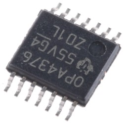 5 pcs - OPA4376AIPW Texas Instruments, Op Amp, 5.5MHz, 3 V, 5 V, 14-Pin TSSOP