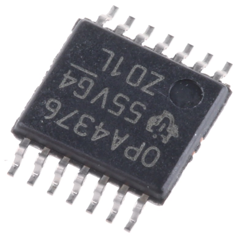 5 pcs - OPA4376AIPW Texas Instruments, Op Amp, 5.5MHz, 3 V, 5 V, 14-Pin TSSOP
