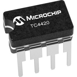 25 pcs - Microchip TC4420MJA, MOSFET 1, 1.5 A, 18V 8-Pin, CERDIP