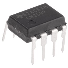 100 pcs - LM258P Texas Instruments, Precision, Op Amp, 700kHz, 5 - 28 V, 8-Pin PDIP