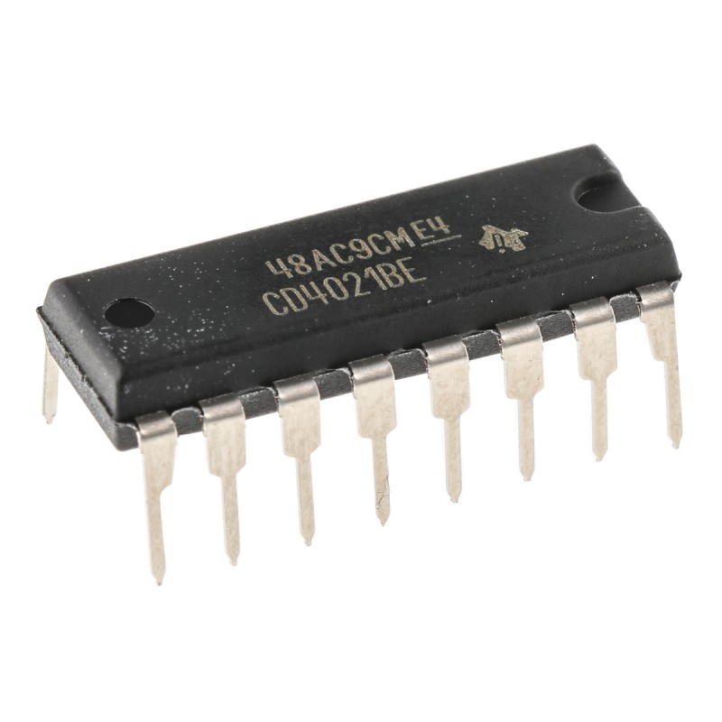 25 pcs - Texas Instruments CD4021BEE4 8-stage Shift Register, Serial/Parallel to Serial, 3 - 18 V, 16-Pin PDIP