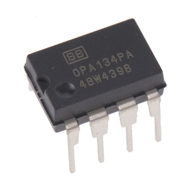 2 pcs - Texas Instruments, 8-Pin PDIP OPA134PA