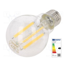 1 pcs x ams OSRAM - 4058075438514 - LED lamp, warm white, E27, 230VAC, 1521lm, P: 11W, 2700K, CRImin: 80