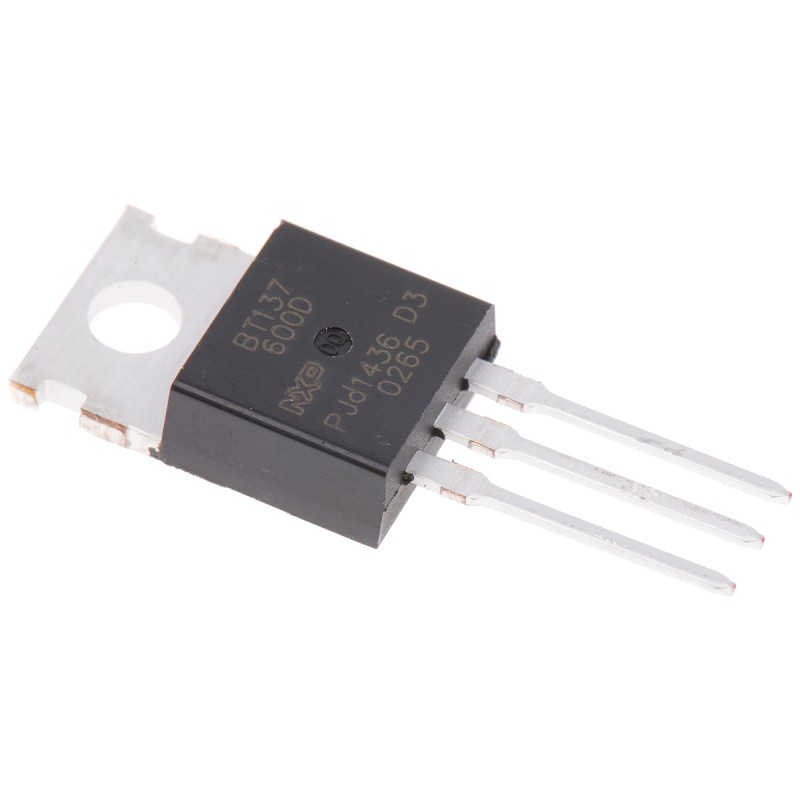 50 pcs - WeEn Semiconductors Co., Ltd Through Hole, 3-pin, TRIAC, 600V, Gate Trigger 1.5V 600V