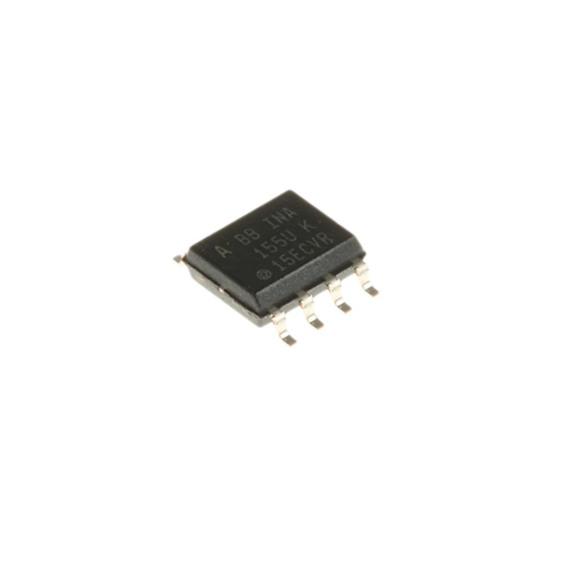 5 pcs - INA155UA Texas Instruments, Instrumentation Amplifier, 1mV Offset, R-RO, 3 V, 5 V, 8-Pin SOIC