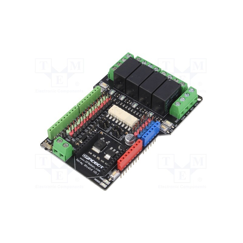 1 pcs x DFROBOT - DFR0144 - Module: relay, shield, TTL, Arduino, 240VAC, 60VDC