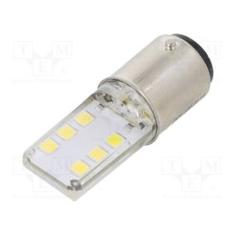 1 pcs x POLAM-ELTA - LW-BA15D-24AC/DC SPECIAL - LED lamp, white, BA15D, 24VDC, 24VAC