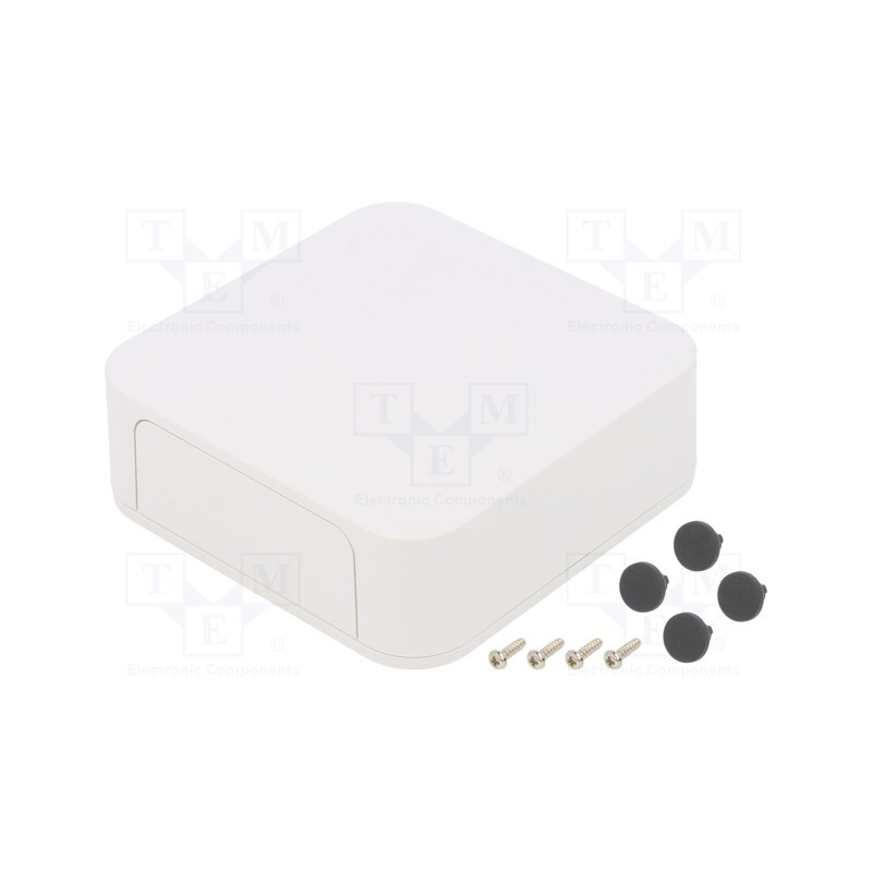 1 pcs x TAKACHI - PF10-4-10W - Enclosure: with panel, PF, X: 100mm, Y: 100mm, Z: 35mm, ABS, white