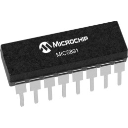 50 pcs - Microchip MIC5891YWM-TR 8bit-Bit Latch, Transparent RS-Latch, 16-Pin SOIC W