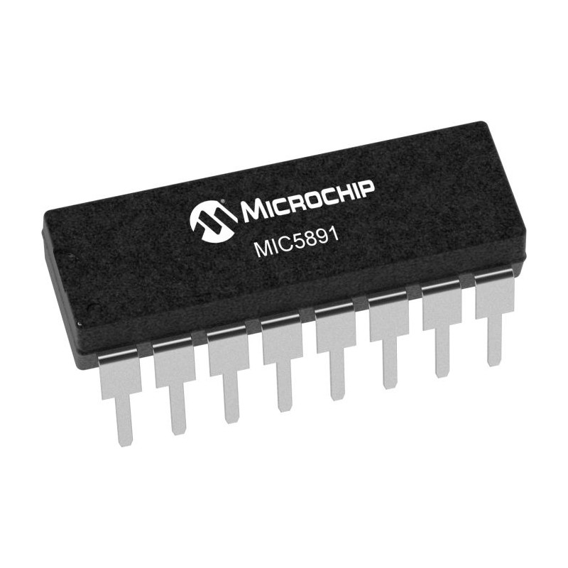50 pcs - Microchip MIC5891YWM-TR 8bit-Bit Latch, Transparent RS-Latch, 16-Pin SOIC W