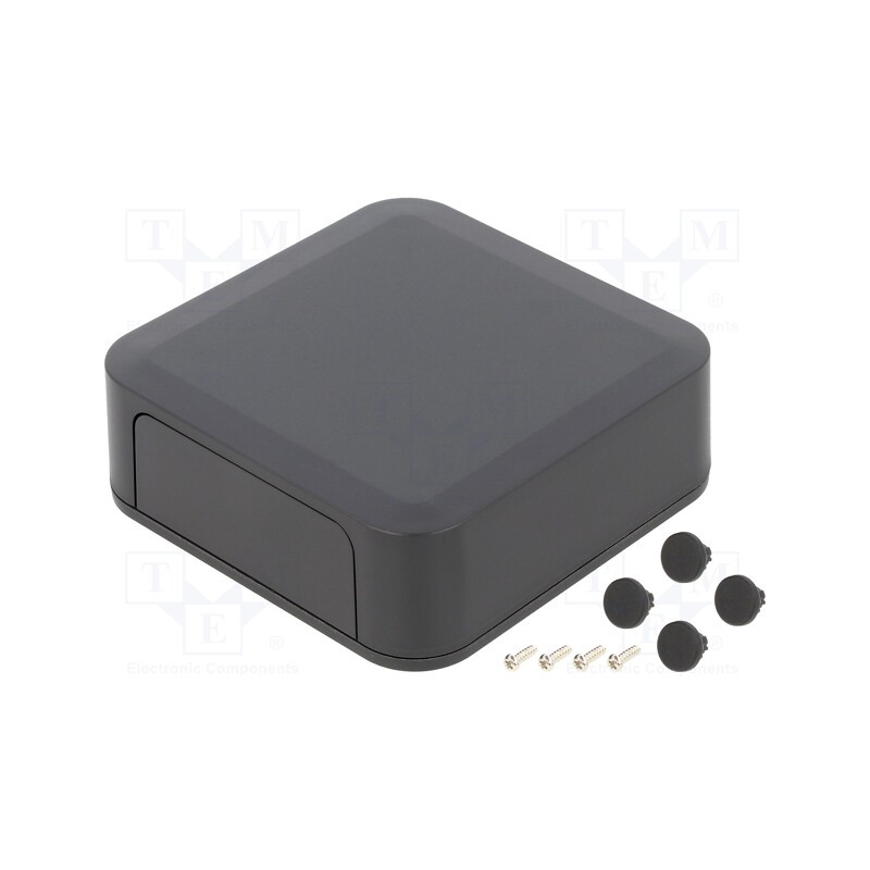 1 pcs x TAKACHI - PF10-4-10D - Enclosure: with panel, PF, X: 100mm, Y: 100mm, Z: 35mm, ABS, dark grey