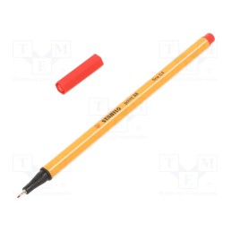 2 pcs x STABILO - 4006381105262 - Fineliner, red