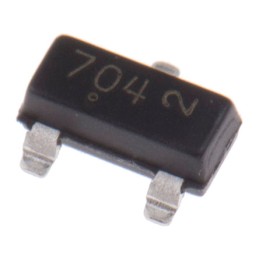 100 pcs - Vishay GSOT05-E3-08, Bi-Directional ESD Protection Diode, 480W, 3-Pin SOT-23