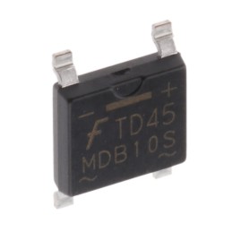 100 pcs - onsemi Bridge Rectifier, 1A, 1000V, 4-Pin
