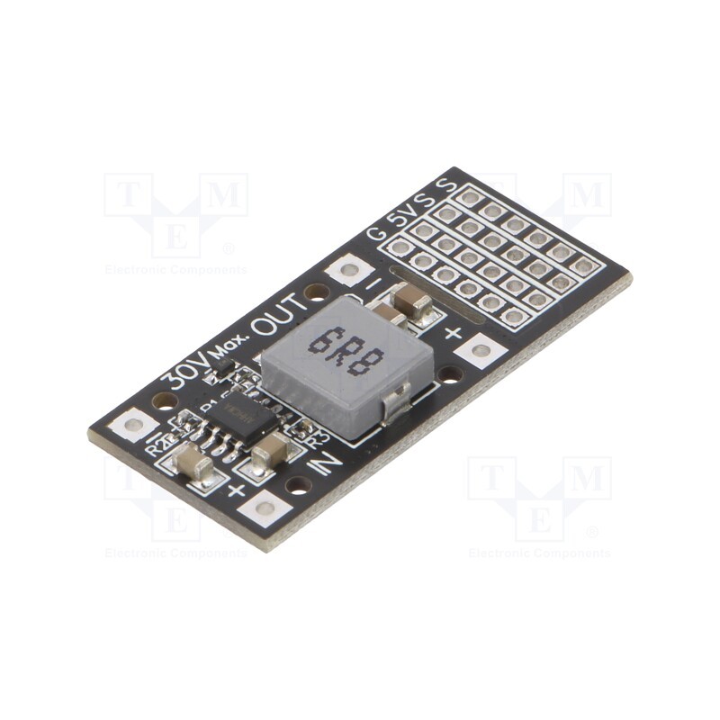 1 pcs x DFROBOT - DFR0831 - Converter: step down, Uout: 5V, Uin: 7÷24V, 4A, 90%