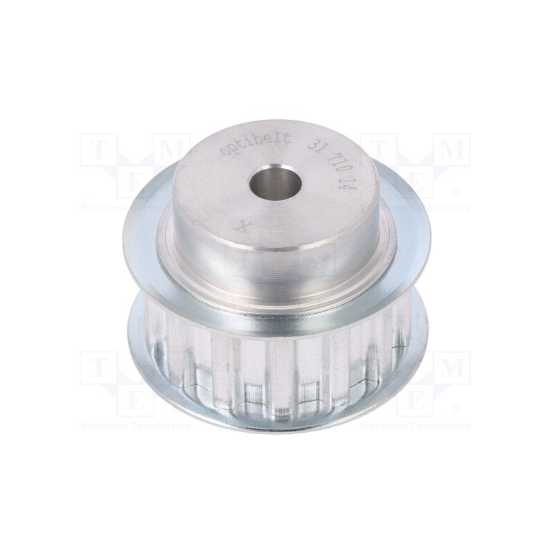 1 pcs x OPTIBELT - 31 T10 14-200ZA - Belt pulley, T10, W: 16mm, whell width: 31mm, Ø: 42.7mm, aluminium