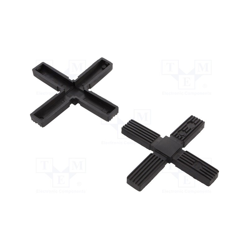 1 pcs x ELESA+GANTER - 430071 - Mounting coupler, for profiles, Mat: polyamide, -30÷100°C, I: 79mm