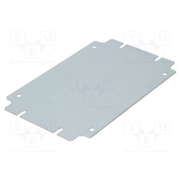 1 pcs x RITTAL - 1563700 - Mounting plate, steel, Plating: zinc
