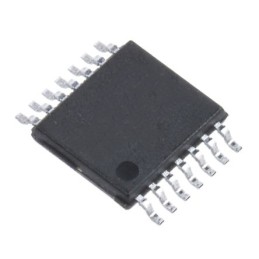 100 pcs - onsemi MC74HC125ADTR2G, Voltage Level Shifter Buffer 1, 14-Pin TSSOP