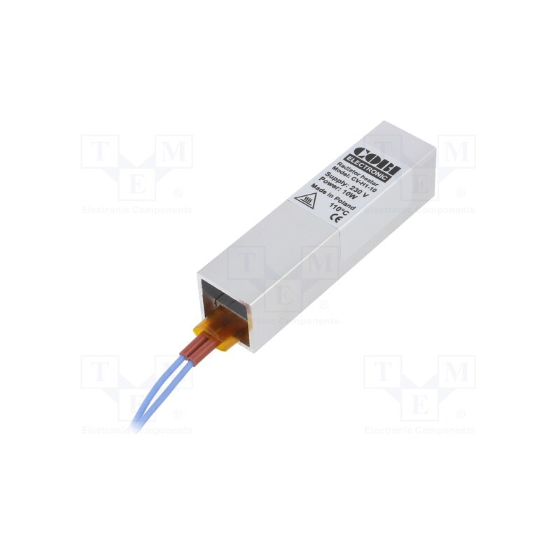 1 pcs x COBI ELECTRONIC - CV-H1-10 - Heater, heatsink, 10W, 230VAC, IP20, for DIN rail mounting