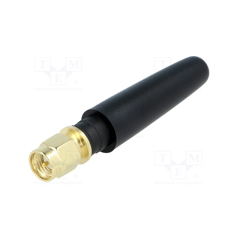 1 pcs x SR PASSIVES - GSM-ANT401 - Antenna, GSM, 2dBi, linear, twist-on,vertical, 50Ω, male,SMA