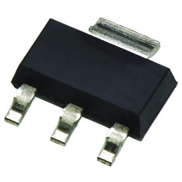 25 pcs - ROHM BD433M2FP3-CE2, LDO Regulator, 200mA, 3.3 V, ±2% 4-Pin, SOT-223-4F