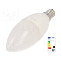 1 pcs x ams OSRAM - 4058075152915 - LED lamp, warm white, E14, 230VAC, 806lm, P: 7.5W, 2700K, CRImin: 80