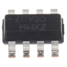 10 pcs - Quad N/P-Channel-Channel MOSFET, 1.8 A, 1.5 A, 60 V, 8-Pin SM Diodes Inc ZXMHC6A07T8TA