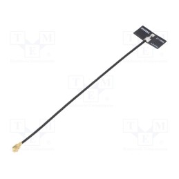 1 pcs x MOLEX - 211996-0100 - Antenna, Wideband, 5.5dBi,6.4dBi, linear, for ribbon cable, U.FL