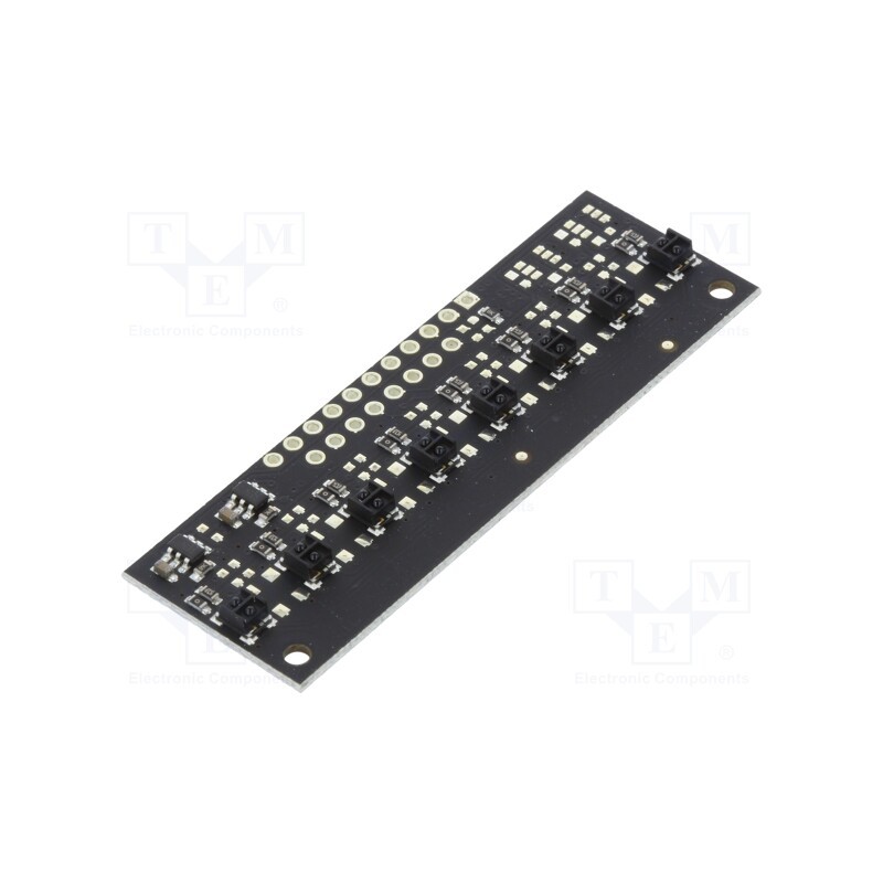 1 pcs x POLOLU - QTRX-MD-08A REFLECTANCE SENSOR ARRAY - Sensor: distance, reflective, 2.9÷5.5VDC, analog, Ch: 8, 61x20mm, MD