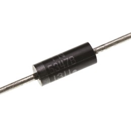 10 pcs - onsemi, 10V Zener Diode 5% 5 W Through Hole 2-Pin DO-15