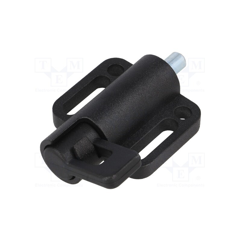 1 pcs x ELESA+GANTER - GN 416-6-38-R1 - Spring latch, for profiles, W: 38mm, Mat: zinc alloy, F1: 21N, Ø: 6mm