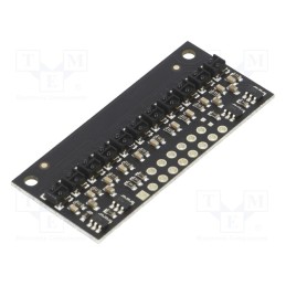 1 pcs x POLOLU - QTRX-HD-11RC REFLECTANCE SENSOR ARRAY: 1 - Sensor: distance, reflective, 2.9÷5.5VDC, analog, Ch: 6, 45x20mm, MD