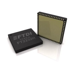 50 pcs - FTDI Chip FT2232HQ-REEL, USB Controller, 12Mbps, 3.3 V, 64-Pin QFN