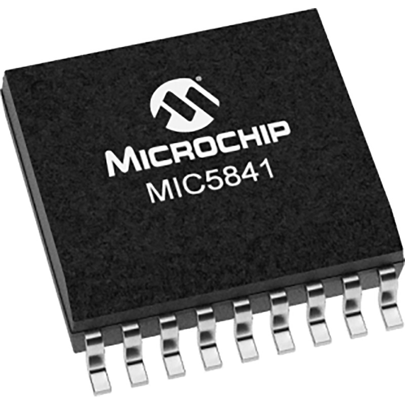 2 pcs - Microchip MIC5841YWM-TR Octal-Bit 8 Bit Latch, CMOS, 18-Pin SOIC