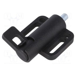 1 pcs x ELESA+GANTER - GN 416-6-38-L1 - Spring latch, for profiles, W: 38mm, Mat: zinc alloy, F1: 21N, Ø: 6mm