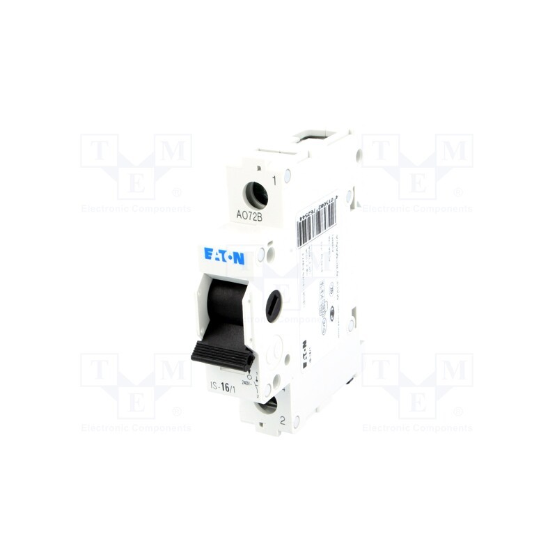 1 pcs x EATON ELECTRIC - IS-16/1 - Switch-disconnector, Poles: 1, for DIN rail mounting, 16A, 240VAC